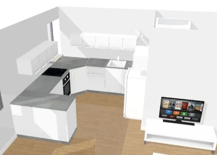 Appartement T2 Chic And White Avec Wifi