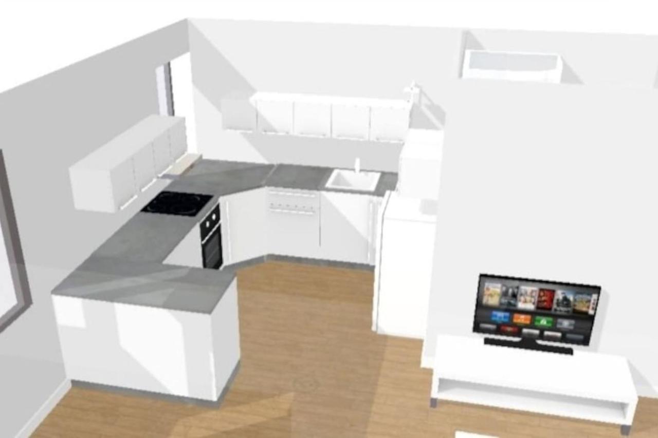 Apartment T2 Chic And White Avec Wifi Livry-Gargan